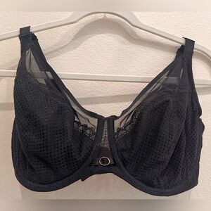 Chantelle Lingerie Parisian Allure Plunge Underwire Bra, 36G (4D US), Black